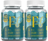 Lazpowfi Biotin Gummies front view with bear-shaped design