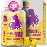 Lazpowfi Inositol Gummies front view packaging