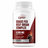 Leaping Lynx Grass Fed Beef Liver Capsules bottle front view