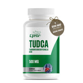 Leaping Lynx TUDCA 500mg supplement front view