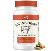 Left Coast Performance Beef Heart and Liver Capsules front view