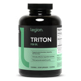 LEGION Triton High-Potency Fish Oil 2400mg capsules front view