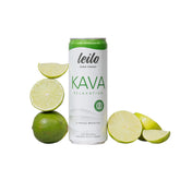 LEILO Kava Kava Drink can front view with bright lime design