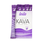 LEILO Kava Kava Drink Mix Bold Berry stick pack front view