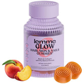Lemme Glow Collagen Gummies front view packaging