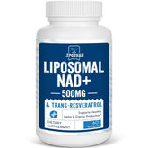 Lepoznan Liposomal NAD+ and Trans-Resveratrol supplement front view