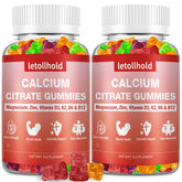 letollhold Calcium Citrate Gummies front view with packaging