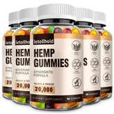 letollhold Hemp Gummies Edibles front view with tropical banana-avocado flavour