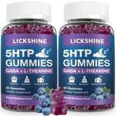 Lickshine 5-HTP Gummies 300mg front view packaging