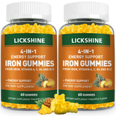 Lickshine Iron Gummies 100mg front view packaging