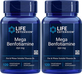 Life Extension Benfotiamine 240g front view of packaging