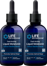 Life Extension Fast-Acting Liquid Melatonin 2 Fl Oz bottle front view
