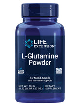 Life Extension L-Glutamine Powder 100g front view