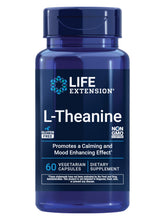 Life Extension L-Theanine 200 mg supplement front view