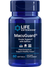 Life Extension MacuGuard® Eye Support 60 Capsules front view