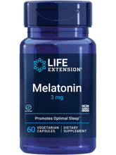 Life Extension Melatonin 3 mg Capsules bottle front view