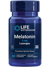 Life Extension Melatonin 3 mg chewable lozenges front view