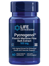 Life Extension Pycnogenol 100mg French Maritime Pine Bark Extract front view