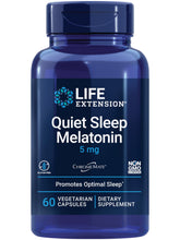Life Extension Quiet Sleep Melatonin 5 mg 60 capsules front view