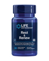 Life Extension Rest and Renew 30 capsules front view