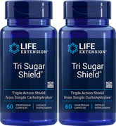 Life Extension Tri Sugar Shield 60 Vegetarian Capsules front view