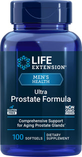 Life Extension Ultra Prostate Formula 100 Softgels front view