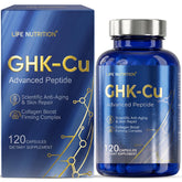 Life Nutrition Copper Peptide Capsules front view with label