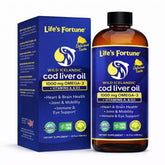 Life's Fortune Cod Liver Oil 1000mg Omega 3 Liquid front view