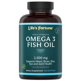 Life's Fortune Fish Oil Omega-3 Supplement 2500mg front view