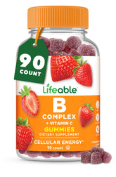 Lifeable B-Complex Vitamin Gummies 60 Count packaging front view