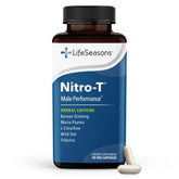 LifeSeasons Nitro-T Men’s Performance Support supplement front view