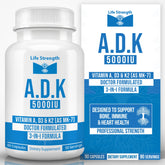 LifeStrength Vitamin ADK Supplement bottle front view