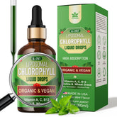 LILICARE Chlorophyll 6-IN-1 Super Greens Supplement bottle front view