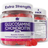 LILICARE Glucosamine Chondroitin Gummies front view with mango flavour