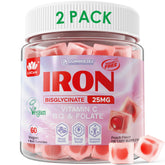 LILICARE Iron Gummies 25mg front view with packaging