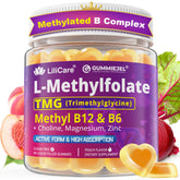 LILICARE Methylfolate Gummies front view with packaging