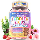 LILICARE Multivitamin Gummies for Kids 2-3 & 4+ strawberry flavour front view