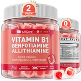 LILICARE Vitamin B1 Gummies peach flavour front view