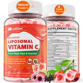 LILICARE Vitamin C Gummies 240g front view with packaging