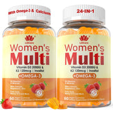LILICARE Women's Multivitamin Gummies front view with strawberry flavour