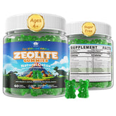 LILICARE Zeolite Gummies front view with blueberry flavour