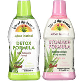 Lily Of The Desert Aloe Vera Herbal & Stomach Formula Bundle front view