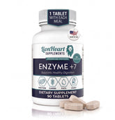 LionHeart Supplements Enzyme +7 90 Tablets front view