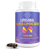 lipmaxmall Alpha Lipoic Acid 1500mg Softgels front view