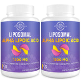 lipmaxmall Alpha Lipoic Acid 1500mg Softgels front view