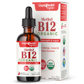 LIQUIDHEALTH Organic Vitamin B12 Drops 5000 mcg front view