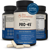 Live Conscious Pro-45 Probiotic Capsules front view