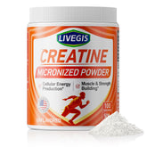 LIVEGIS Creatine Monohydrate 5g Powder front view