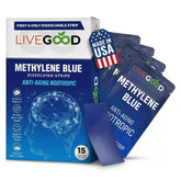 LIVEGOOD Methylene Blue Sublingual Strips front view