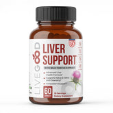 LIVEGOOD Milk Thistle Liver Support Supplement bottle front view